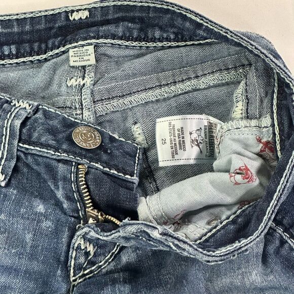 True Religion Cosmic Dust Stonewash Slim Jeans Size 25 Rtl $284 - Picture 3 of 7